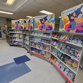 livres à la bibliothèque